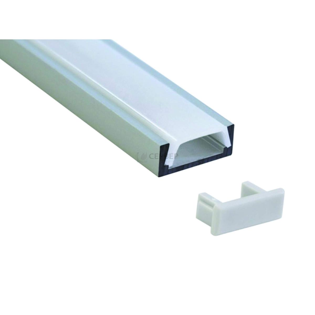 угловой алюминиевый профиль для светодиодной ленты в интерьере